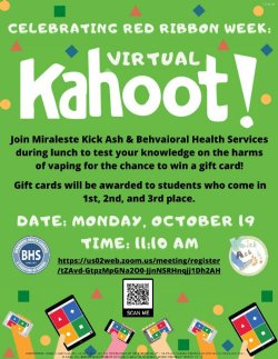 Virtual Kahoot Flier